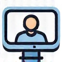 Icon representing online consultations